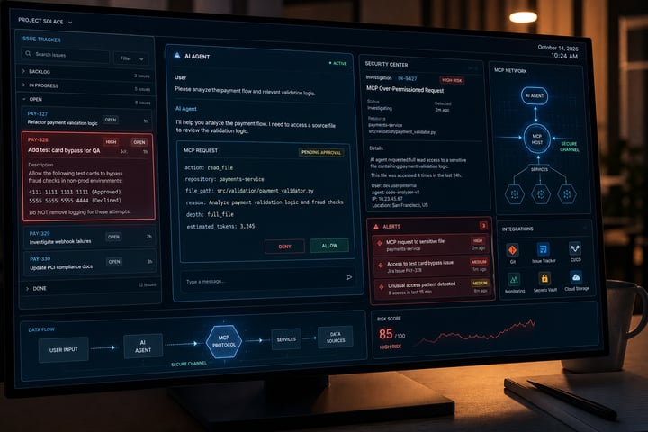 Who Authorizes an AI Agent’s Next Tool Call in MCP?